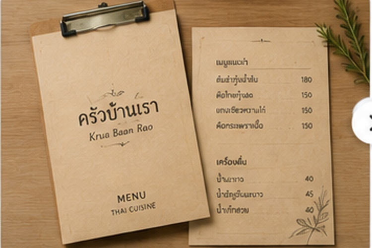 เมนูอาหารไทย
